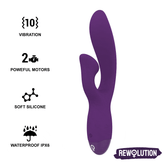 REWOLUTION - REWOFUN FLEXIBLE RABBIT VIBRATOR
